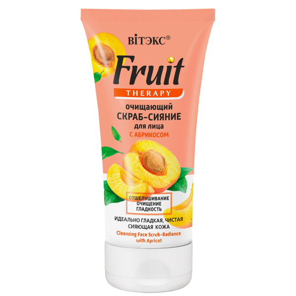 FRUIT THERAPY Marhuľový čistiaci peeling na tvár (150ml)