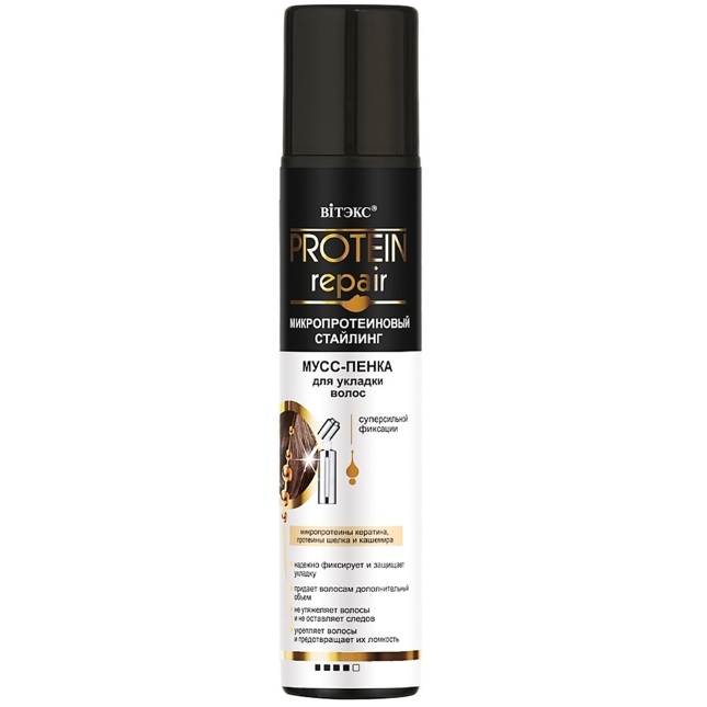 PROTEIN REPAIR Penové Tužidlo na Formovanie Účesu Supersilná Fixácia (200ml)