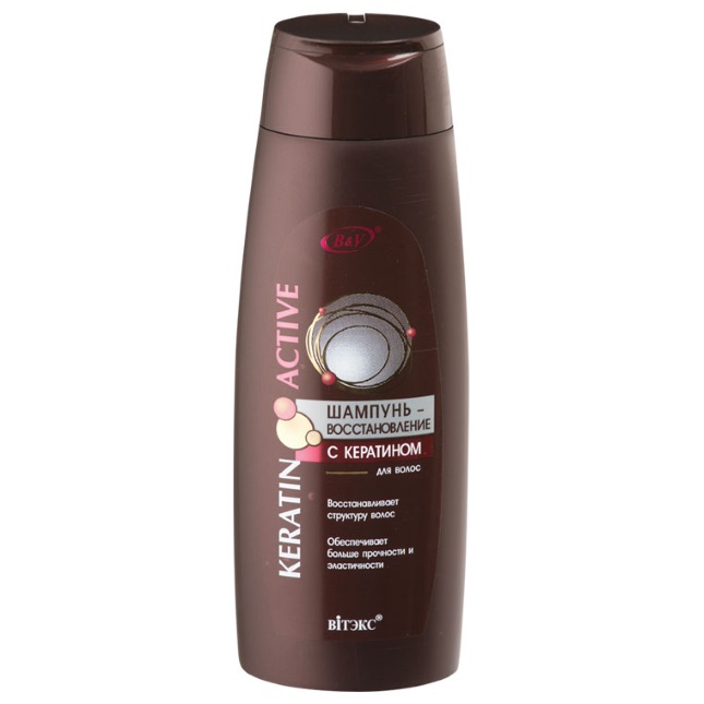 KERATIN ACTIVE Regeneračný Šampón na Vlasy s Keratínom (400ml)
