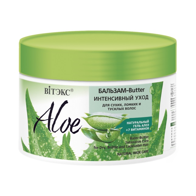 ALOE VERA Maslový Balzám pre Suché, Lámajúce a Matné Vlasy (300ml)