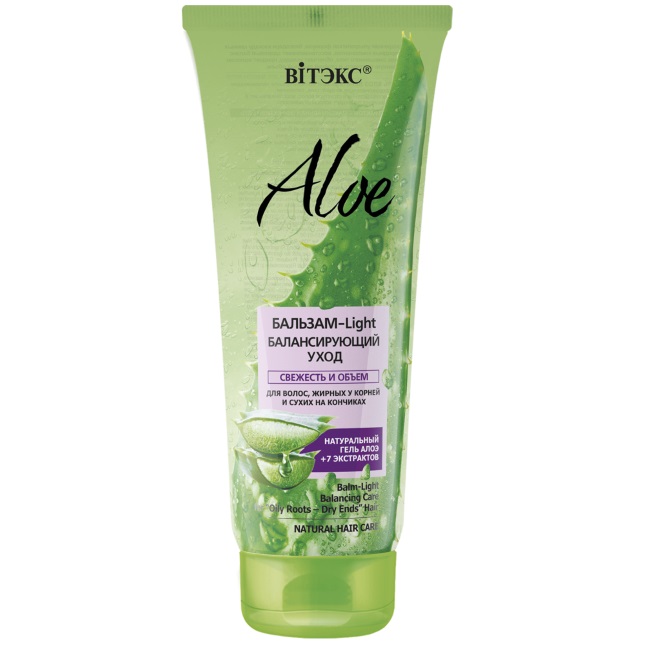 ALOE VERA Balzam-Light na Mastné Korienky a Suché Končeky (200ml)