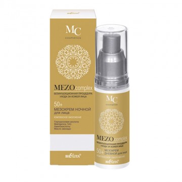 MEZO Mezokrém Nočný na Tvár 50+ KOMPLEXNÉ OMLADENIE (50ml)