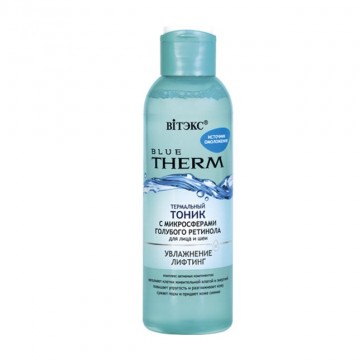 BLUE THERM Termálne Tonikum s Mikrosférami Modrého Retinolu na Tvár a Krk (150ml