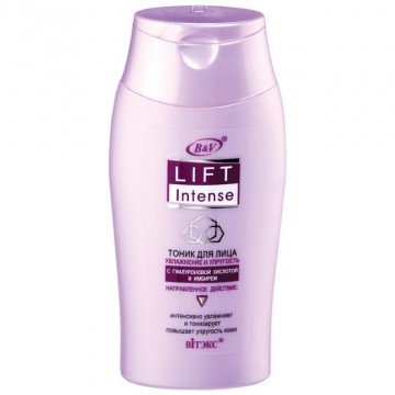 LIFT INTENSE Tonik na Tvár s Kyselinou Hyalurónovou a Zázvorom Hydratácia a Pruž