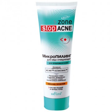 STOP ACNE Mikropeeling na Čistenie Tváre na Problematickú Pokožku (75ml)