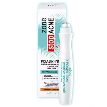 STOP ACNE ROLL - Antibakteriálny Gél na Problematickú Pokožku s Bodovým Účinkom 
