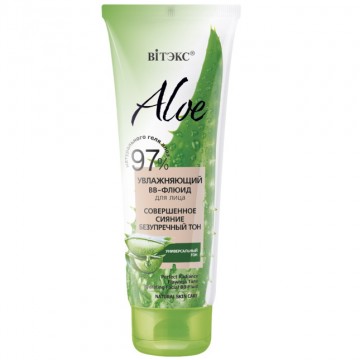 ALOE VERA 97% Hydratačný ВВ-krém na tvár "Dokonalé rozjasnenie. Bezchybný tón" (
