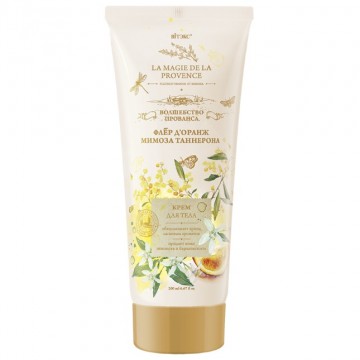 PROVENCE Krém na Telo Kvet Pomarančovníka a Mimózy Tanneron (200ml