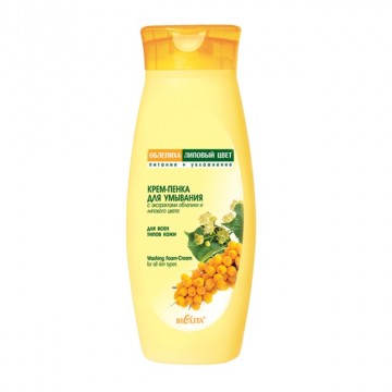 RAKYTNÍK, LIPOVÝ KVET Čistiaca Krémová Pena pre Všetky Typy Pleti (250ml)